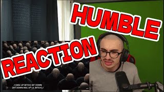 Kendrick Lamar  HUMBLE  REACTION [upl. by Krawczyk455]