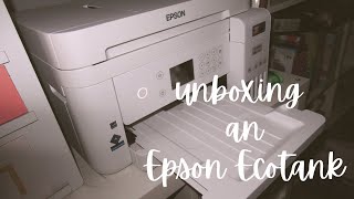 New Printer  unbox with me  Epson ET3850  homeschool mom x 2 [upl. by Acceb]