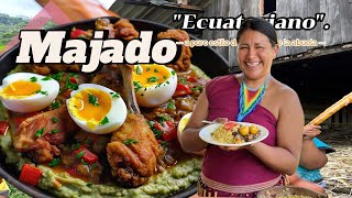 Como hacer majado ecuatoriano con menudencia de gallina criolla [upl. by Aidan]