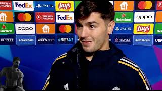 Brahim Díaz interview Leipzig  Real Madrid Goal Champions League [upl. by Klehm]