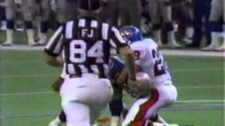 Steve Largent Hit  Entire Sequence [upl. by Eglanteen]