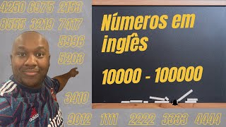 Aula 37  Números entre 10000 e 100000 em inglês [upl. by Gaeta]