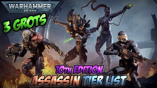 Imperial Agents  Assassin Tier List 3 Grots Podcast [upl. by Ladnyc3]