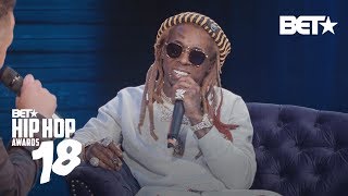 Lil Wayne on Releasing Tha Carter V Pt 1  CRWN BET Hip Hop Awards 2018 [upl. by Ahsita]