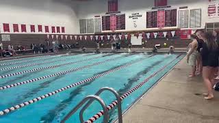 Cedar Falls swimming vs Iowa City West [upl. by Rednijar38]