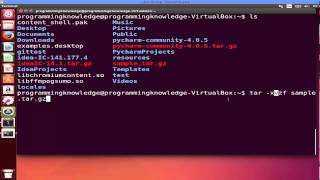 How to Extract a targz File in Ubuntu Linux using Terminal [upl. by Elfrida98]