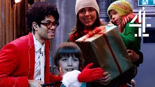 Richard Ayoade is Tired of Child Extras Interrupting the Show  Celebrity Crystal Maze Xmas Special [upl. by Ahsirhcal]