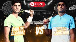 ATP LIVE CARLOS ALCARAZ VS THIAGO MONTEIRO ATP RIO DE JANEIRO OPEN 2024 TENNIS PREVIEW STREAM [upl. by Sanferd418]