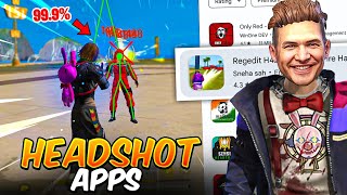 Trying HEADSHOT TOOL APPS from Playstore  freefire [upl. by Padriac]