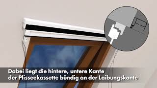 ▶ Hecht Sonnenschutz DachfensterPlissee  GartenundFreizeitde [upl. by Aed]