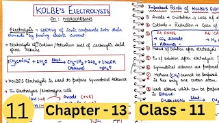 Kolbes Electrolysis  Preparation of Alkanes Part 4 [upl. by Leahcam]