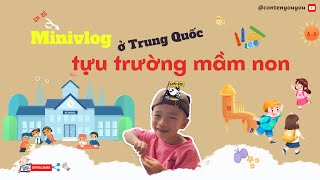 Ngày đầu tiên khai giảng mầm non ở Trung Quốc và phản ứng của em bé  Con Tên YouYou [upl. by Aneral]