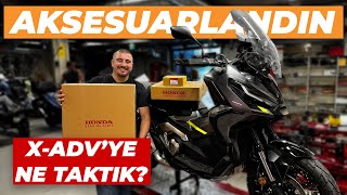 Honda XADV 750 Aksesuar Doldurmaca Neler Taktık [upl. by Arimlede]