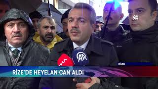 RİZE’DE HEYELAN CAN ALDI [upl. by Eet408]