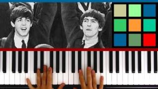 How To Play quotMichellequot Piano Tutorial The Beatles [upl. by Hebrew]