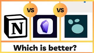 Logseq Vs Obsidian Vs Notion Which Is Better [upl. by Desirea]