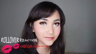 ROLLOVER REACTION COOL CAT SWATCHES  FULL MAKEUP TUTORIAL  CARLOS SHU [upl. by Ewnihc]