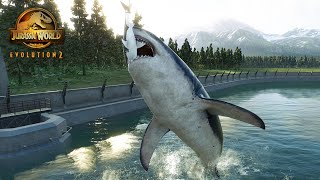 MEGALODONN FEEDING  Jurassic World Evolution 2 [upl. by Mandelbaum754]