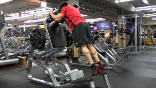 Reverse Vertical Hack Squat Calf Raise [upl. by Diarmid]