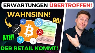 Krypto SURREAL doch dieser BULLRUN erfüllt ALLE Erwartungen XXL News [upl. by Drobman]