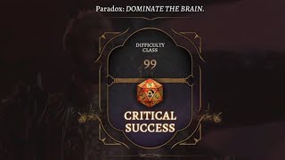 What happens if you pass the 99 skill check roll against The Absolute  Baldurs Gate 3 [upl. by Adiasteb]