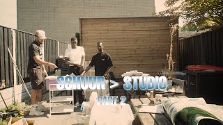 SCHUUR OMBOUWEN NAAR STUDIO  PART 2 [upl. by Adnalahs]