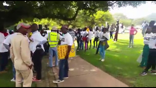 Chaos as protesters take to Matumi golf course [upl. by Aleunamme]