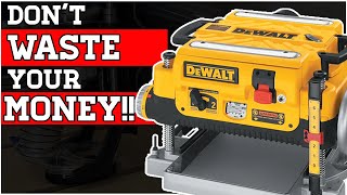 Dewalt Thickness Planer An UNSPONSORED Woodworking Tool Review [upl. by Tenaej]