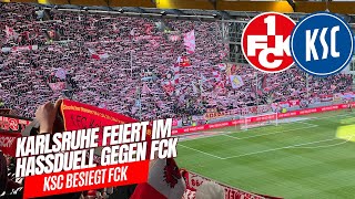 KSC GEWINNT HASSDUEL UND PROVOZIERT🔥 Karlsruher SC vs 1 FC K‘lautern  FANPRIMUS STADIONVLOG [upl. by Berni]