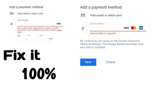 How to Fix Error Ensure Your Info is Correct or Try a Different Payment Method [upl. by Plusch]