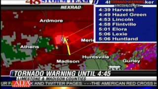 WAFF 48 Coverage of Hackleburg EF5 Tornado  42711 [upl. by Shult257]