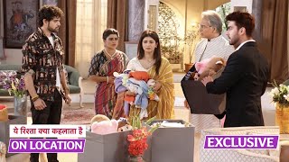 Yeh Rishta Kya Kehlata Hai  On Location  BSP Ke Toys Aur Kapde Lekar Goenka House Aayi Abhira [upl. by Kettie]