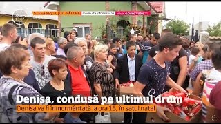 Este cea mai dureroasă zi Ziua despărţirii pentru familia Denisei Răducu [upl. by Inafetse]