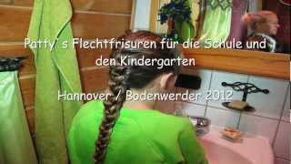 Französicher Zopf Flechten Tutorial Flechtfrisuren Anleitung Pattys Haarkunst [upl. by Knighton263]