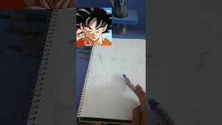 music remix drawing art Goku [upl. by Lartnom827]