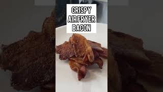 CRISPY Air Fryer Bacon in less than 10 Minutes  Ninja Foodi shorts [upl. by Martinson]