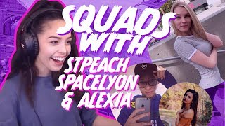 3 Girls 1 FaZe Player FT SpaceLyon STPeach AlexiaRaye  Valkyrae Fortnite [upl. by Bedad584]