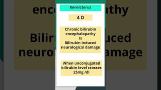 Mnemonics for kernicterus pediatricnursing newborn jaundice mbbs neetpg neet2024 inicet fmge [upl. by Shirlie]