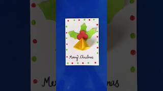 Diy Christmas card making ideas 🎄christmas craft shortsytshortstrendingshorts [upl. by Reuben950]