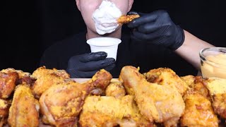 ASMR MUKBANG Fried Chicken With Delicious Sauces [upl. by Estas521]