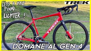 The all new trek domane al gen 4  affordable lightweight entry level road bike [upl. by Luoar]