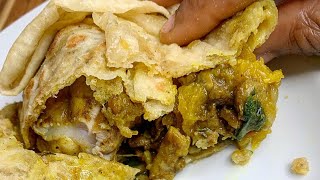 Easy Chicken Roti Recipe Roti Dhal Puri [upl. by Evetta888]