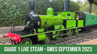 Gauge 1 Live Steam  17th September 2023  Guildford Model Engineering Open Day [upl. by Gerc]