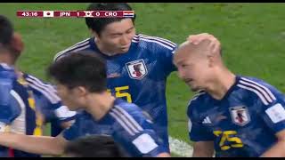 Daizen Maeda Goal vs Croatia [upl. by Aztiram519]