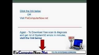 How to Fix System32 Errors [upl. by Auhsaj]