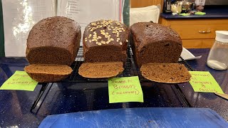 Pumpernickel bread or Sweet Brown bread One doughyour choice [upl. by Aicilra]