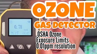 Ozone Detector for OSHA Ozone Exposure Limits FD90AO3LOW [upl. by Ydnem747]