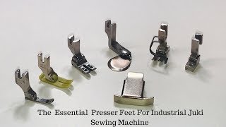 The Essential Presser Foot For Industrial Juki Sewing Machine  Part 1 [upl. by Esma]