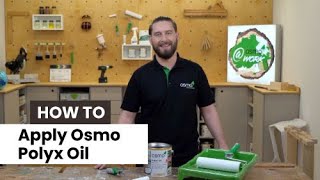 How to apply Osmo Polyx Oil [upl. by Noelyn]