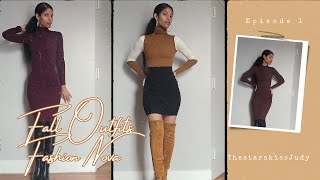 Fashion Nova Dresses and Outfit👗 for the Fall or Autumn 🍂 🍁 [upl. by Ardnikat]